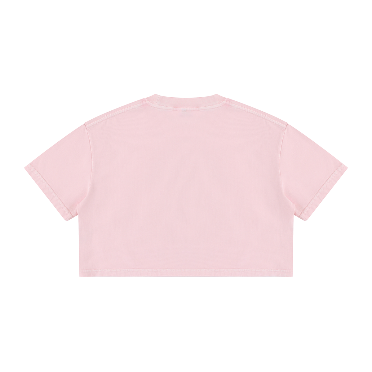 Women's Mineral Wash Cotton Crop T-Shirt