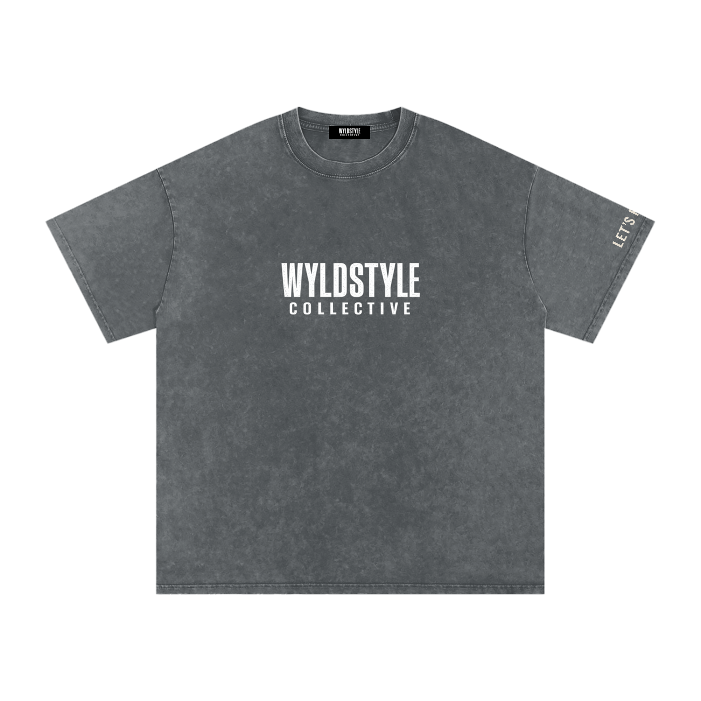 Snow Washed Oversized Cotton T-Shirt - Wyldstyle Collective