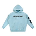 Not Reckless Relentless - Snow Wash Fleece Oversize Hoodie