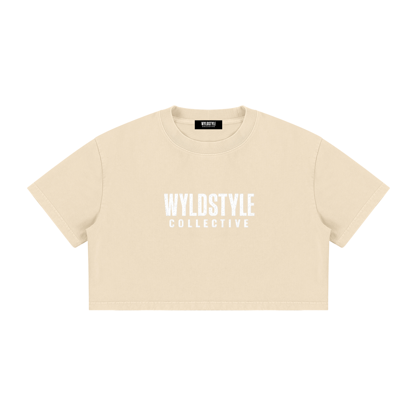 Women's Mineral Wash Cotton Crop T-Shirt