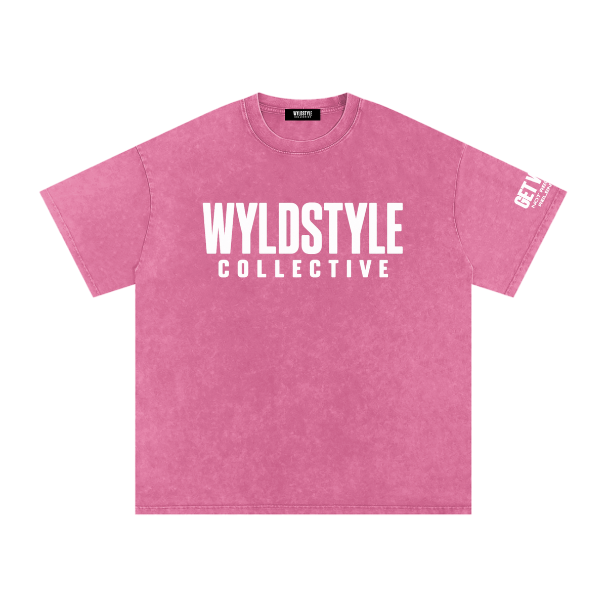 Wyldstyle Collective - Snow Washed Oversized Cotton T-Shirt