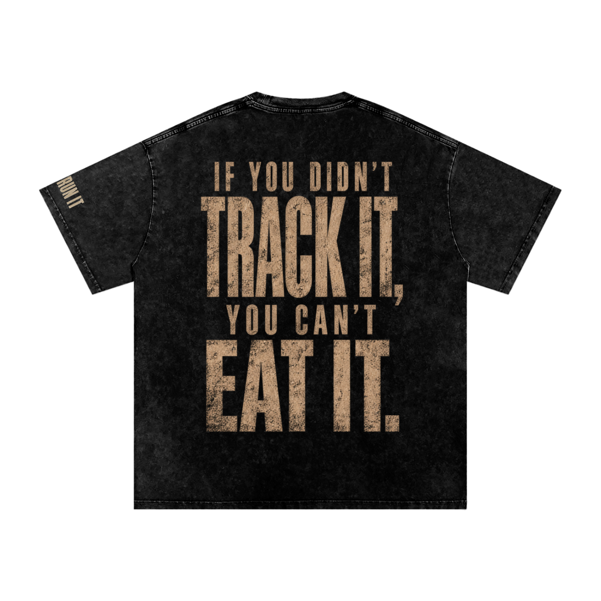 Snow Washed Oversized Cotton T-Shirt - If you didn't track it