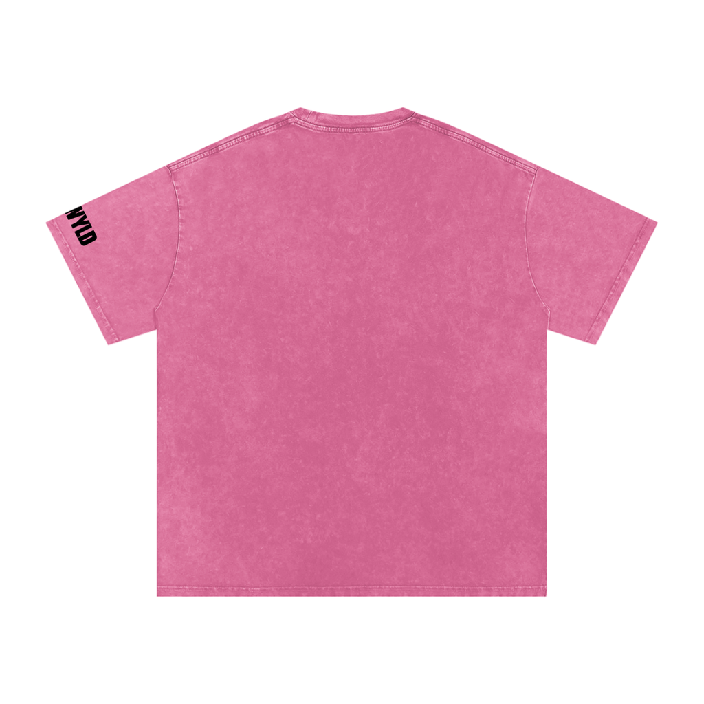 Not Reckless Relentless - Snow Washed Oversized Cotton T-Shirt