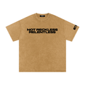 Not Reckless Relentless - Snow Washed Oversized Cotton T-Shirt