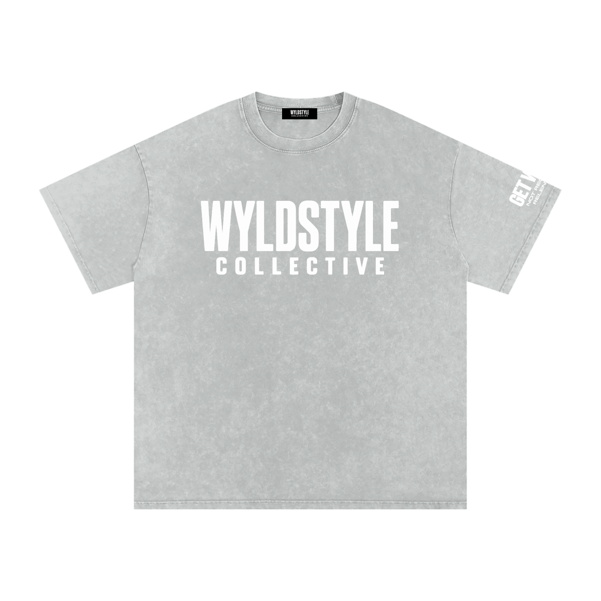 Wyldstyle Collective - Snow Washed Oversized Cotton T-Shirt