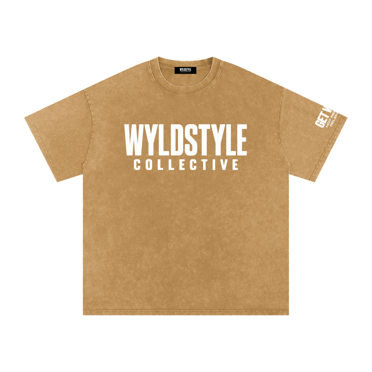 Wyldstyle Collective - Snow Washed Oversized Cotton T-Shirt