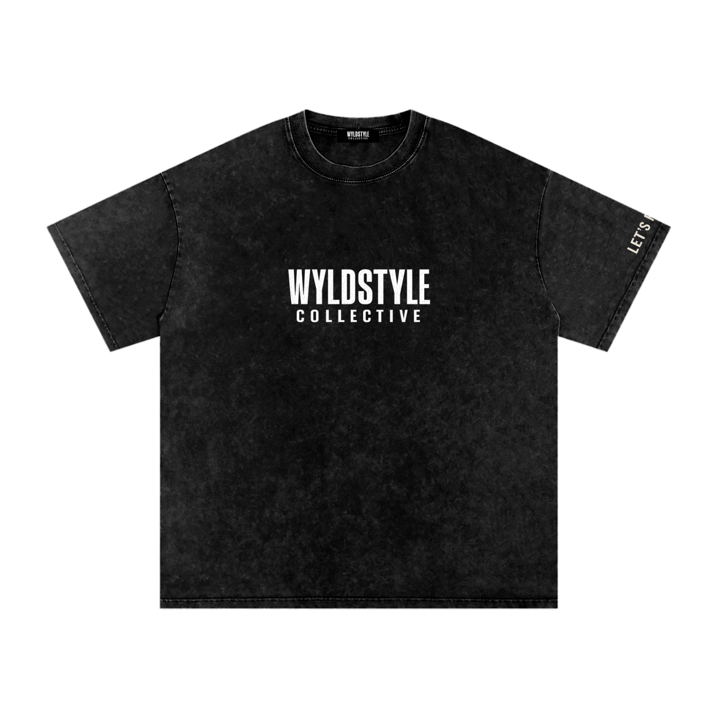 Snow Washed Oversized Cotton T-Shirt - Wyldstyle Collective