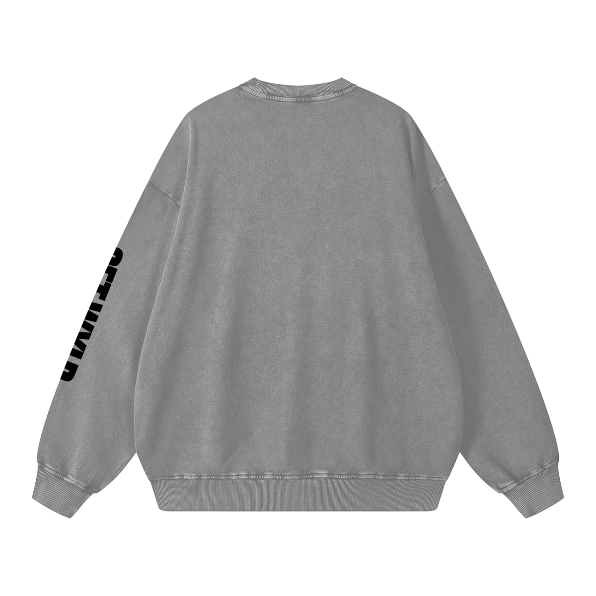 Not Reckless Relentless - Snow Washed Oversized Sweatshirt