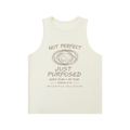 Not Perfect - Men's Solid Color Crewneck Tank Top