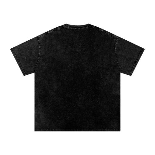 Snow Washed Oversized Cotton T-Shirt - Higher Purpose