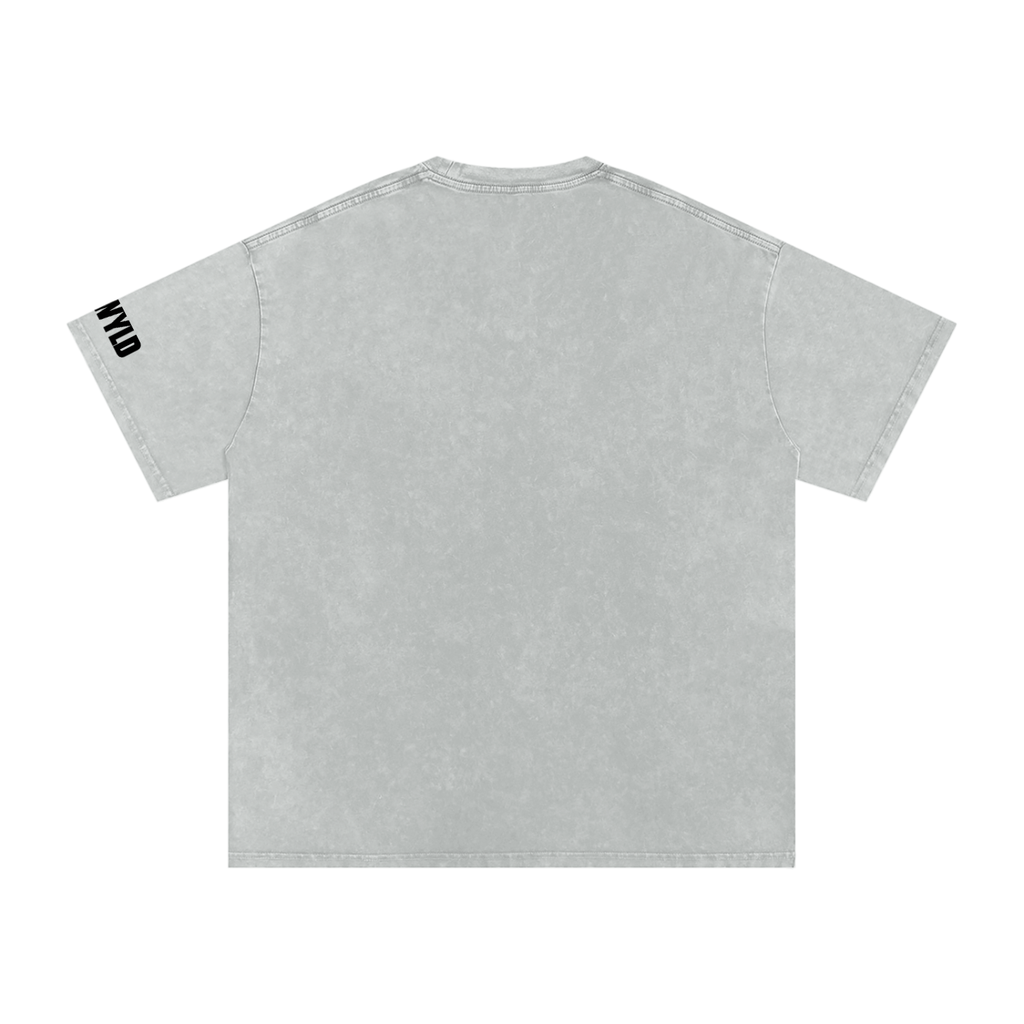 Not Reckless Relentless - Snow Washed Oversized Cotton T-Shirt