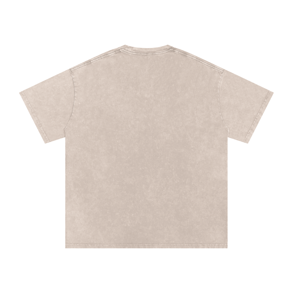 Snow Washed Oversized Cotton T-Shirt - Not Perfect