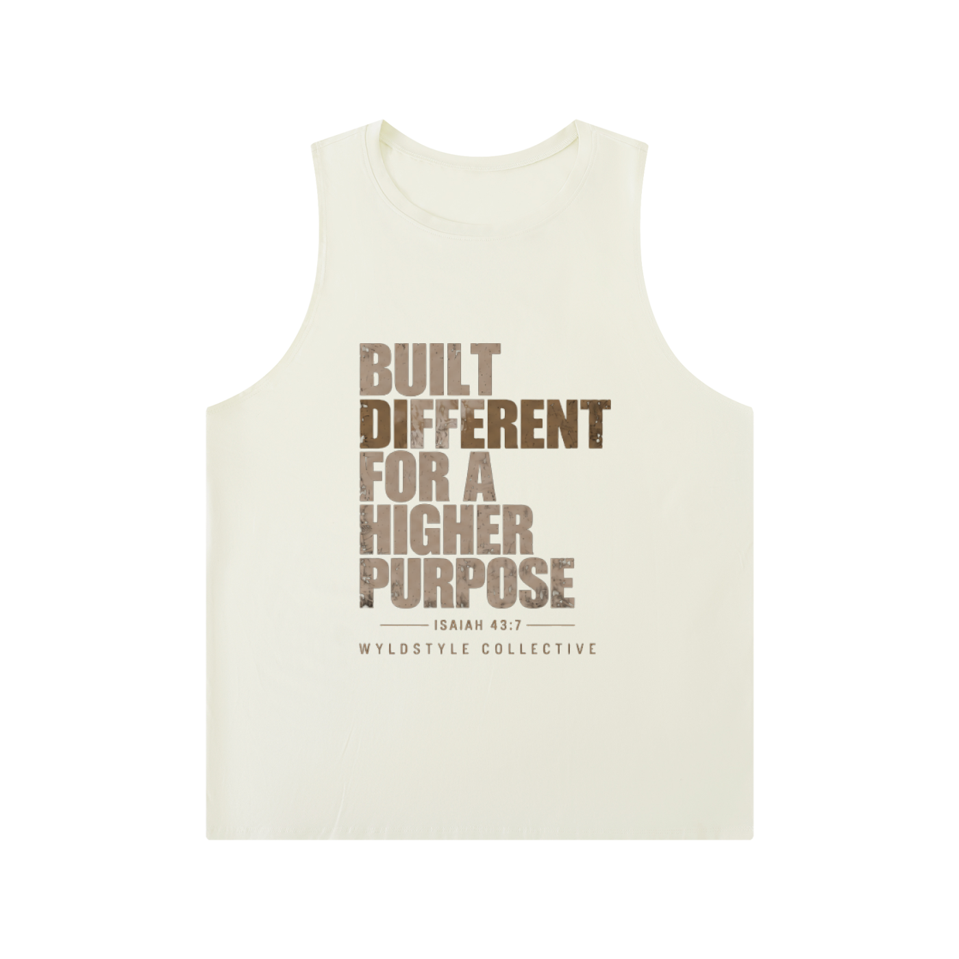 Men's Solid Color Crewneck Tank Top - Higher Purpose