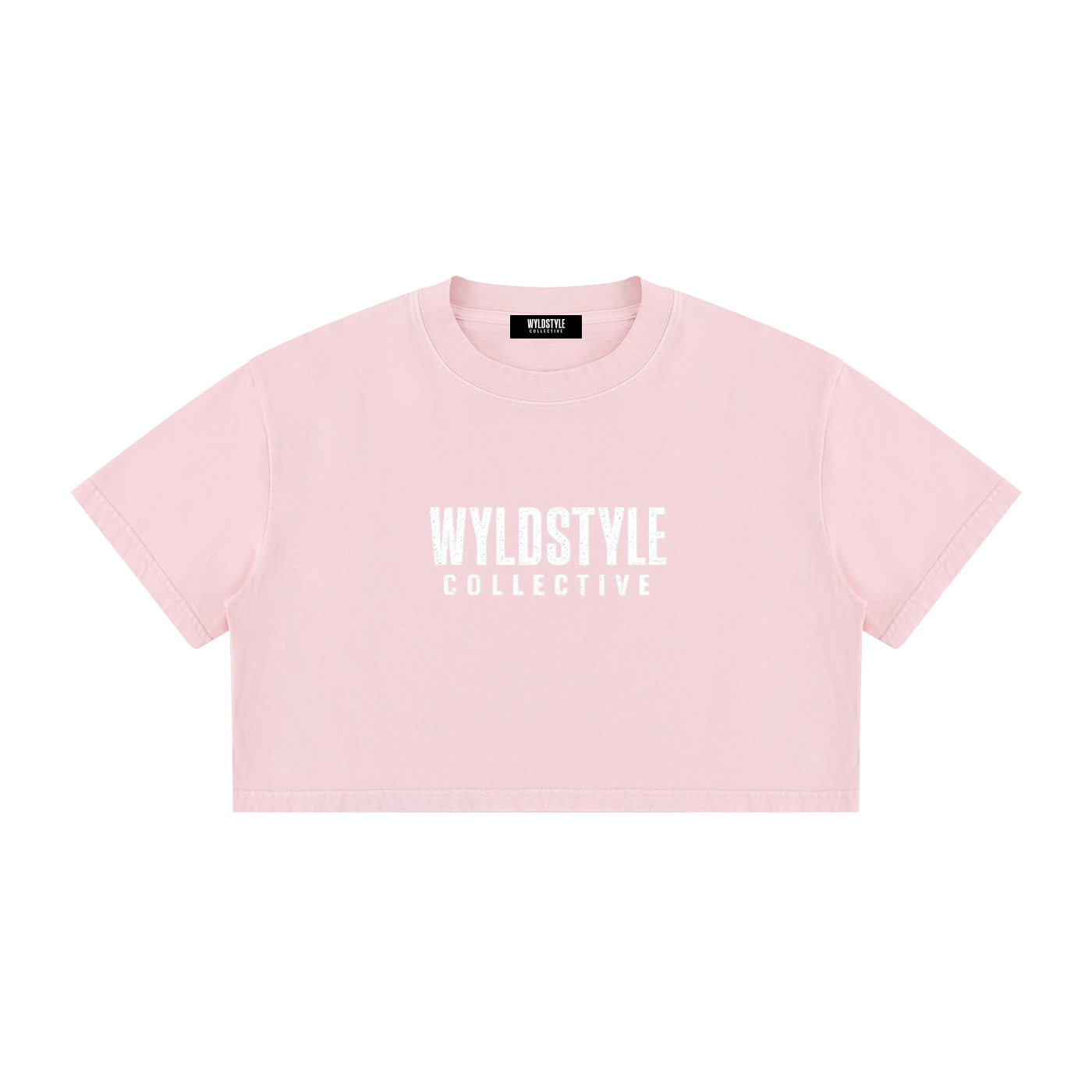 Women's Mineral Wash Cotton Crop T-Shirt
