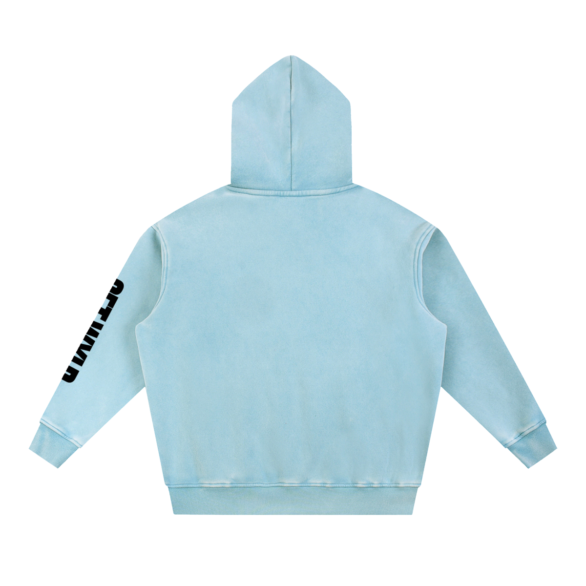Not Reckless Relentless - Snow Wash Fleece Oversize Hoodie