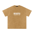 Snow Washed Oversized Cotton T-Shirt - Wyldstyle Collective