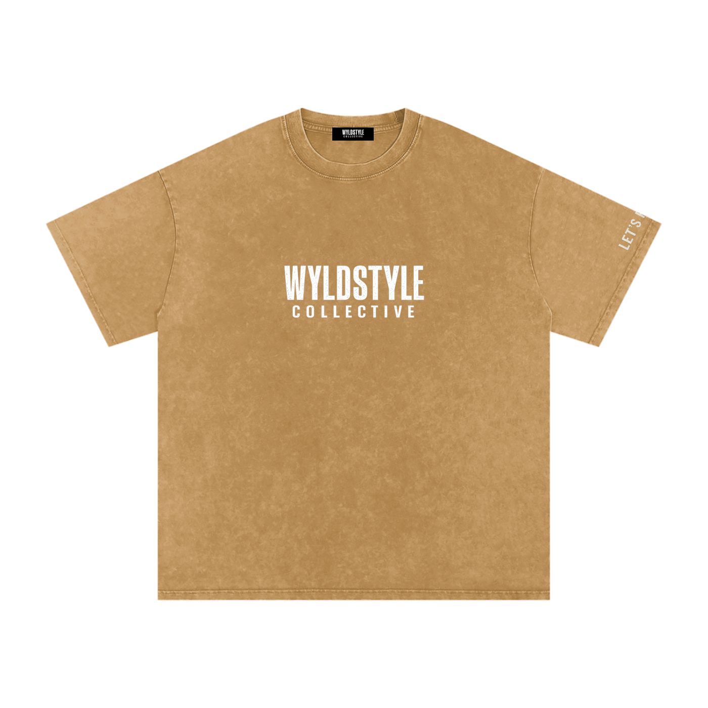Snow Washed Oversized Cotton T-Shirt - Wyldstyle Collective