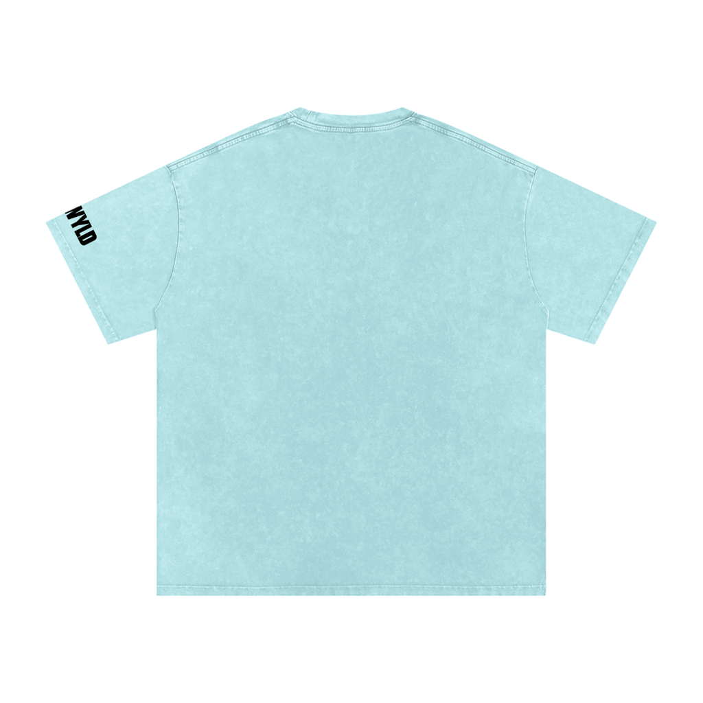 Not Reckless Relentless - Snow Washed Oversized Cotton T-Shirt